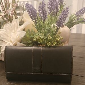 Coach Black Leather Wallet